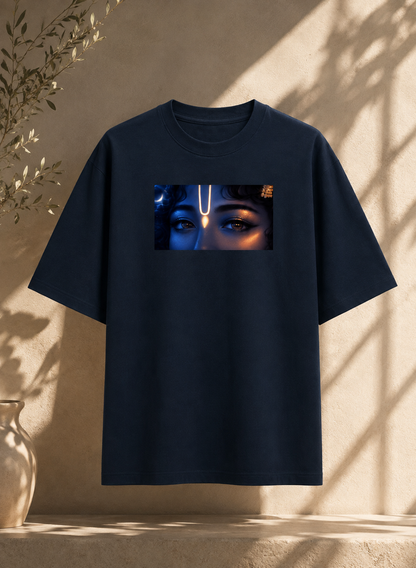 Divine Vision Oversized Graphic T-Shirt – Mystical Eye Art