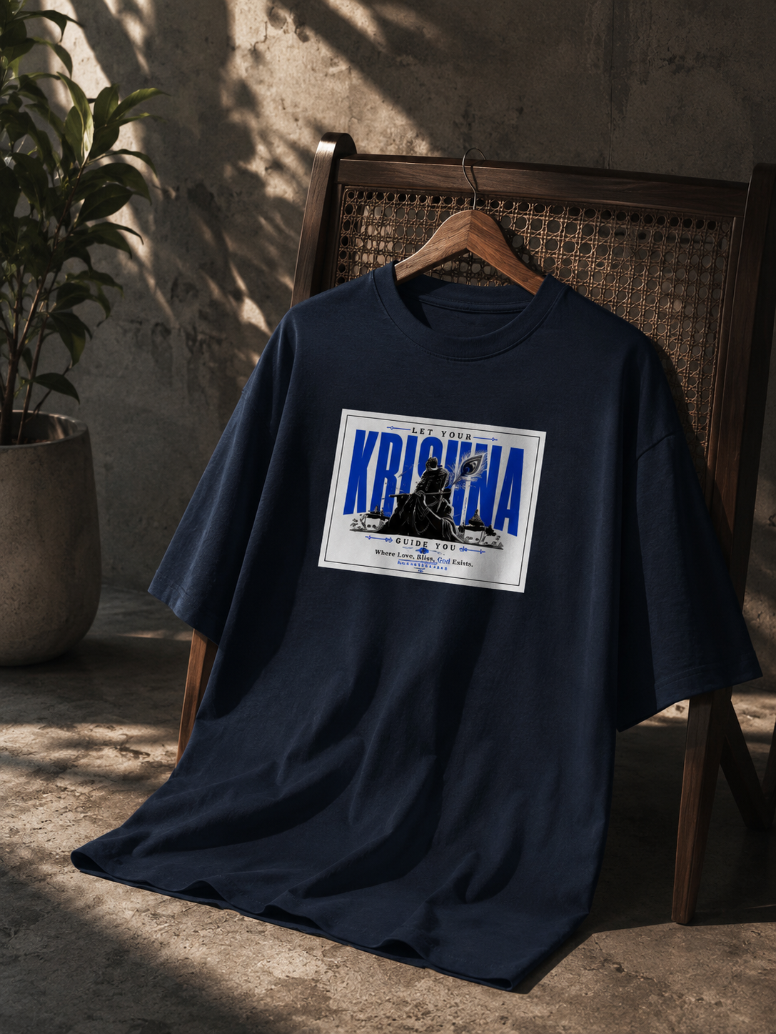 Lord Krishna graphic T-shirt.||Premium devotional T shirt