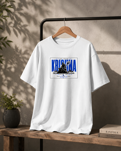 Lord Krishna graphic T-shirt.||Premium devotional T shirt